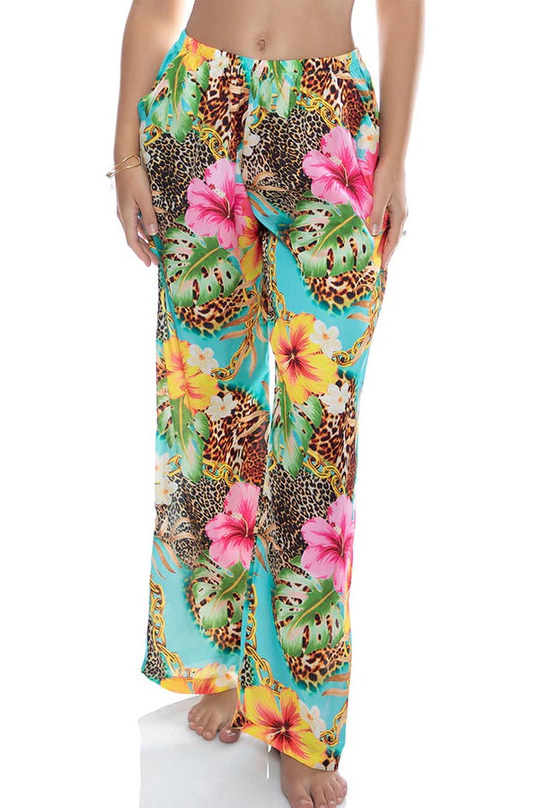Luli Fama Visions of Paradise Elastic Waistband Pant
